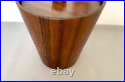 Retro 1960s Italian Teak Arni Form Ice Bucket Jens Quistgaard, 1960s