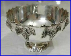 Retro Collections Victorian style Silver Plated Punch Bowl Ice Bucket Champagne/