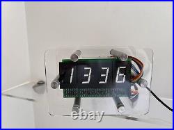 Retro Flip-Digit Clock in Acrylic Case no 436