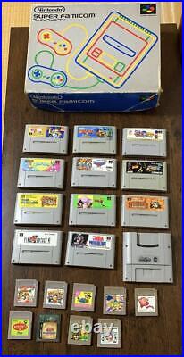 Retro Game Nintendo Super Nes Set