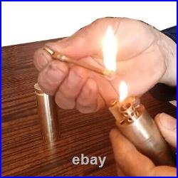 Retro Match Pipe Lighter Kerosene Lighter Grinding Wheel Trench Military Lighter