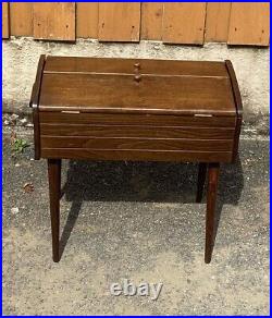 Retro Vintage Mid Century 1960's Danish Sewing Box /Storage