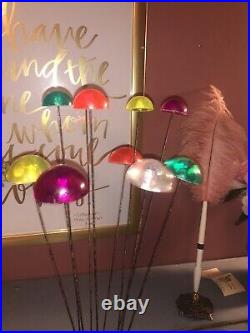 Retro Vintage Mid-Century Kinetic Lucite Acrylic Wire Sculpture Mushroom Gumdrop