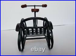 Retro Vintage Model Bicycle, Metal & Wood, Collectible, Home Office Shop Display