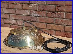 Royal Navy Military Nautical Vintage Brass Ship Celling Light Lamp