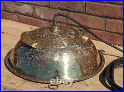 Royal Navy Military Nautical Vintage Brass Ship Celling Light Lamp