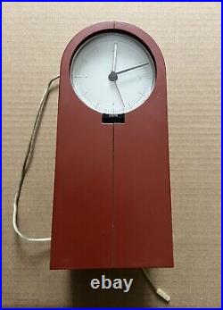 STARCK ALESSI COO COO RADIO CLOCK vintage retro Philipe Starck 1996 brown