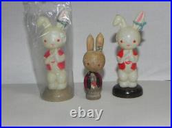 Showa Retro Pyon-Chan Doll Ss Pharmaceutical Chain Estaro And Kokeshi 3Items