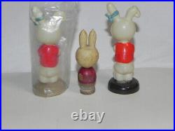 Showa Retro Pyon-Chan Doll Ss Pharmaceutical Chain Estaro And Kokeshi 3Items