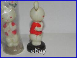 Showa Retro Pyon-Chan Doll Ss Pharmaceutical Chain Estaro And Kokeshi 3Items