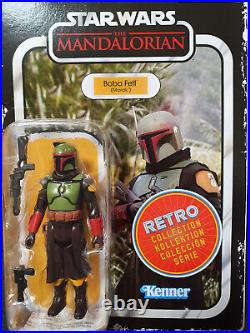 Star Wars Retro Collection Wave 4 Set Of 6- In Hand Mandalorian Set With Boba