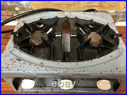 Stoves Ltd. RAINHILL Vintage Enamel/Cast Iron Camping/Campervan Gas Stove RARE