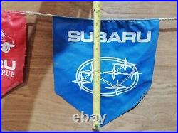 Subaru Bunting/Flags. Retro Dealership Signage. Ideal For Garage Or Man Cave