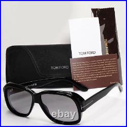 Tom Ford Sunglasses Black Lyle Grey Square Large FT0837 TF 837-N 01C 60mm