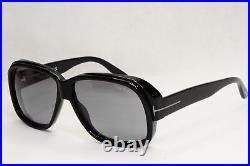 Tom Ford Sunglasses Black Lyle Grey Square Large FT0837 TF 837-N 01C 60mm