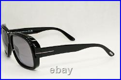 Tom Ford Sunglasses Black Lyle Grey Square Large FT0837 TF 837-N 01C 60mm