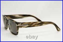 Tom Ford Sunglasses Mason Grey Brown Marble Tortoise Square TF 445 FT0445 56mm