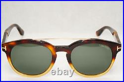 Tom Ford Sunglasses Newman Brown Green Gold Tortoiseshell FT0515 TF515 56N 53mm