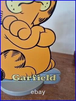 Very Rare Garfield Cartoon Character Table Lamp / Light Working VGC. Collectible