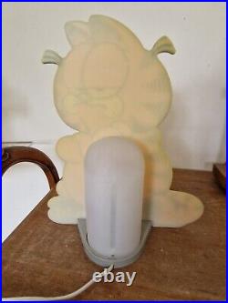 Very Rare Garfield Cartoon Character Table Lamp / Light Working VGC. Collectible