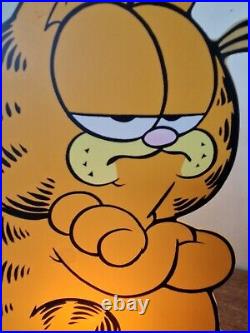 Very Rare Garfield Cartoon Character Table Lamp / Light Working VGC. Collectible