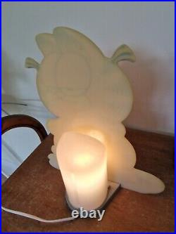 Very Rare Garfield Cartoon Character Table Lamp / Light Working VGC. Collectible