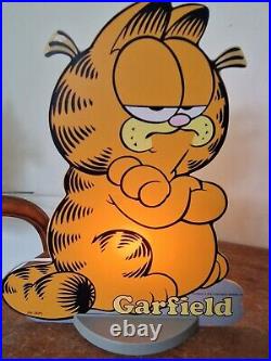 Very Rare Garfield Cartoon Character Table Lamp / Light Working VGC. Collectible