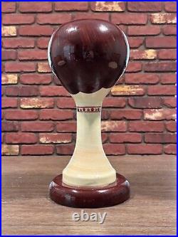 Vintage 1968 Retro Mid Century Modern 60s Wig Stand by Stangl Pottery Brunette