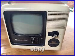 Vintage 1970s JVC 3020 potable TV retro