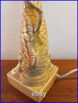 Vintage Casa Pupo Fish Table Lamp, Koi / Dolphin, 27cms TALL WITHOUT FITTING