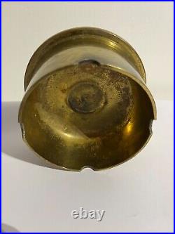 Vintage Great Britain War Brass Shell Ashtray Retro Collectible