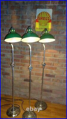 Vintage Industrial Factory Retro styled UFO light shade Floor Lamp Stand