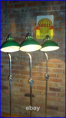 Vintage Industrial Factory Retro styled UFO light shade Floor Lamp Stand