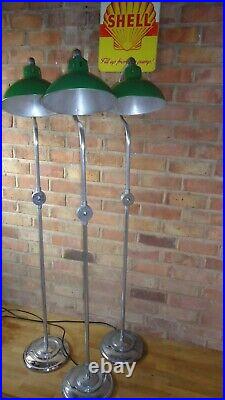 Vintage Industrial Factory Retro styled UFO light shade Floor Lamp Stand