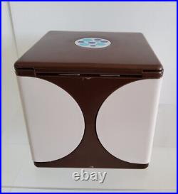 Vintage Kitsch 1960s Make-up Vanity Case Cube Box Plastic Retro Japanese VGC