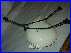 Vintage MCM Retro Space Age Atomic UFO Black White Rare Ashtray Wire Tripod