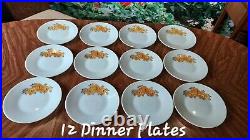 Vintage Pyrex Marigold/ Sunflower Dinner Set 63 pcs