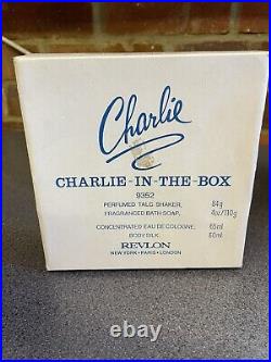 Vintage Retro Collectable Revlon Charlie Charlie-in-the-box EDC Gift set NEW