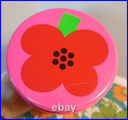 Vintage Retro Red pink Laurids Lonborg Lena Al Eklund poppy flower tin DENMARK