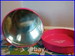 Vintage Retro Red pink Laurids Lonborg Lena Al Eklund poppy flower tin DENMARK