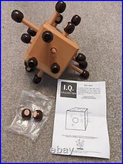 Vintage Retro very rare IQ Collection 3D wooden puzzle cube