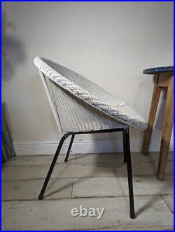 Vintage Satalight Sputnik Retro MCM Chair With Splaye Legs