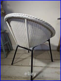 Vintage Satalight Sputnik Retro MCM Chair With Splaye Legs